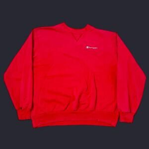 Champion Reverse Weave Red Crewneck Sweatshirt Men’s XXL Made in Mexico
